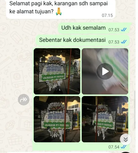 Pengiriman Papan Bunga Selamat Kedungsari Purworejo